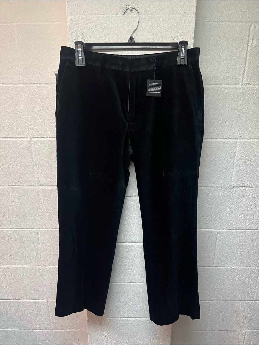 Express Men's Black Velvet Pants